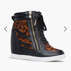 Tiyah Zip Up Wedge Sneaker